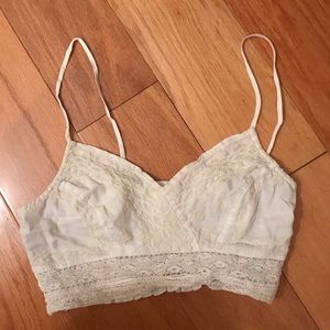 Cropped Lace Tank Top